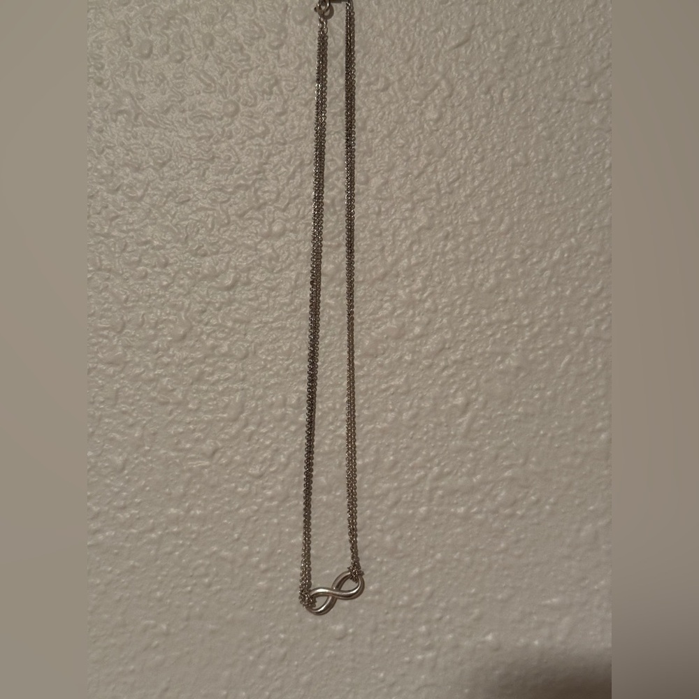 Tiffany Sterling Silver Infinity Necklace